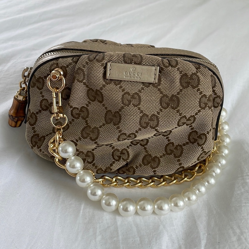 Gucci Small Bamboo Cosmetics Pouch